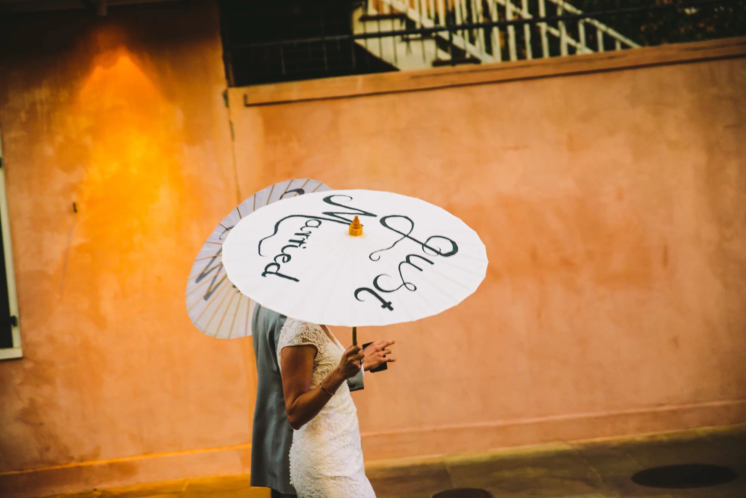 Second-line wedding parade down Bourbon Street, New Orleans